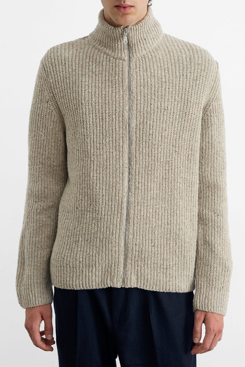 Edmmond Studios Light Grey Melange Paris Cardigan