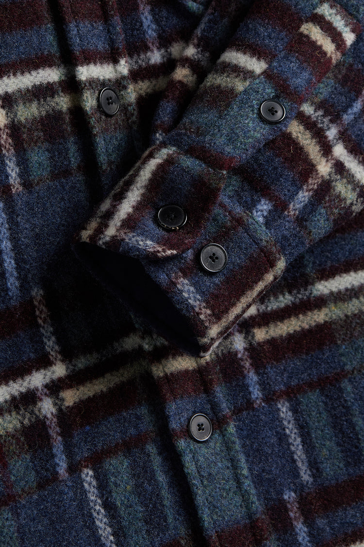 Portuguese Flannel Blue Virgo II Overshirt