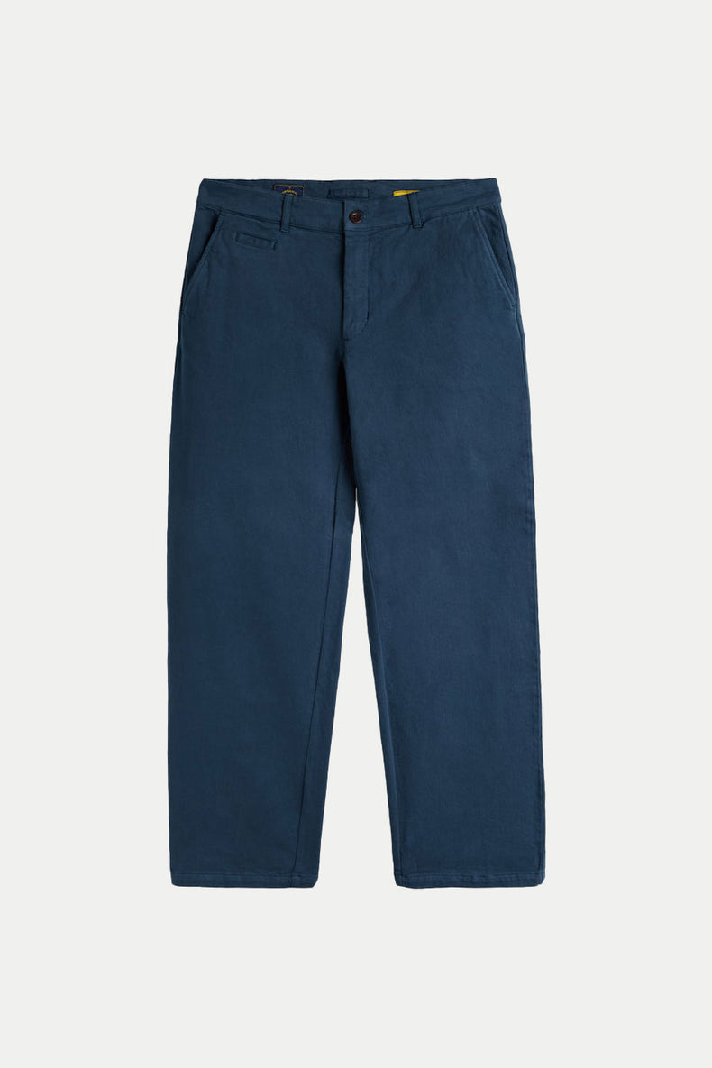 Portuguese Flannel Navy Labura Trousers