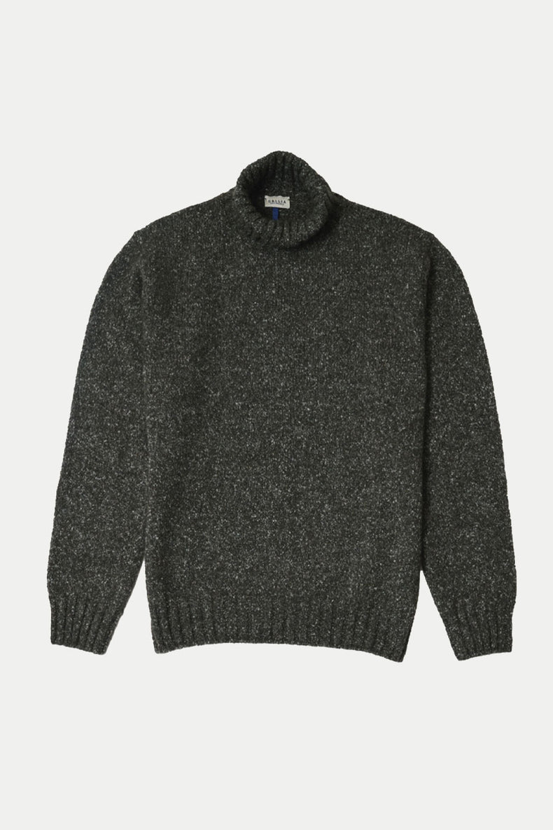 Gallia Knit Project Green Denison Turtleneck Jumper