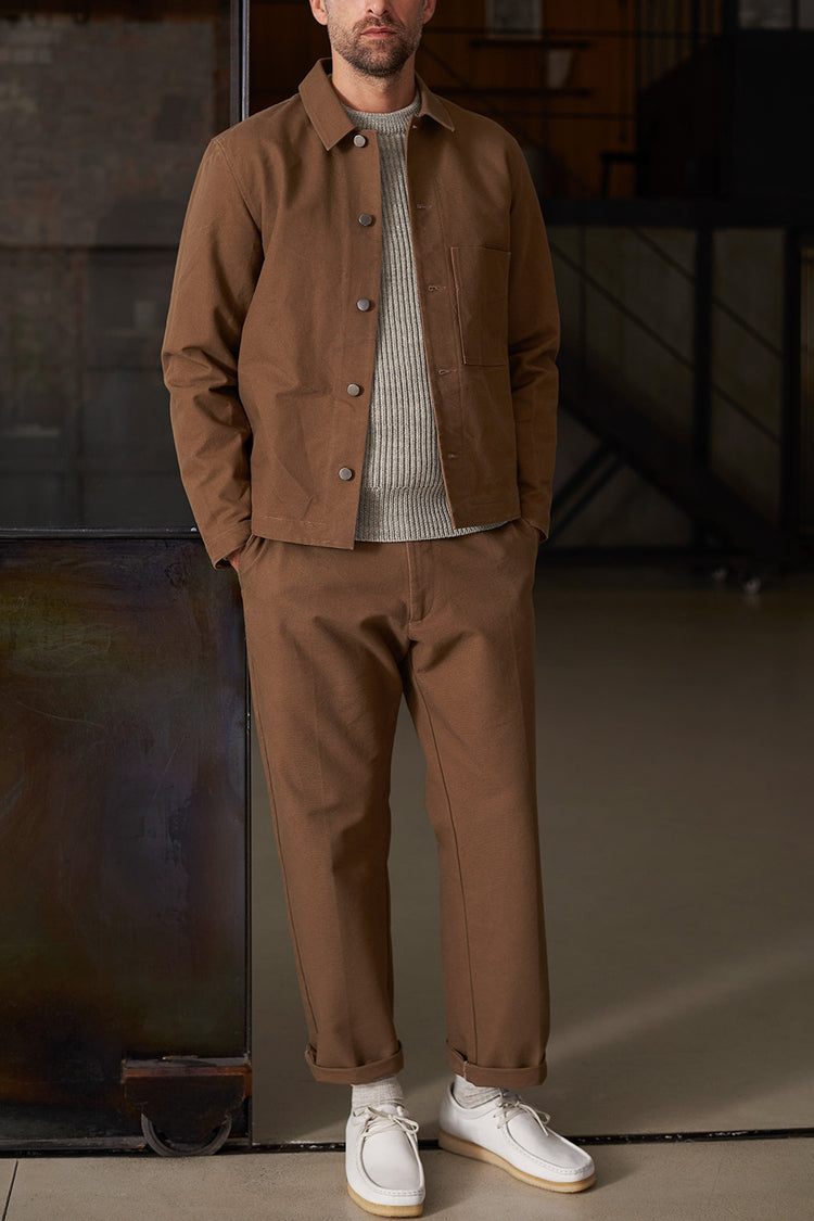 About Companions Caramel Eco Canvas Waban Trousers