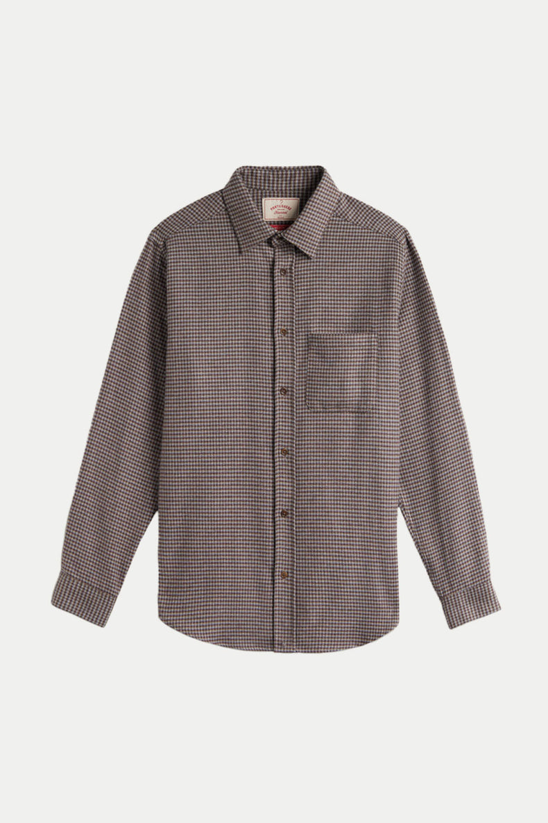 Portuguese Flannel Blue Bordeaux Dylan Shirt
