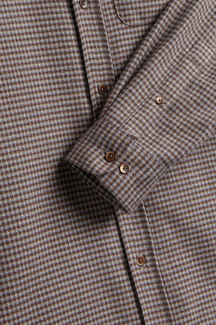 Portuguese Flannel Blue Bordeaux Dylan Shirt