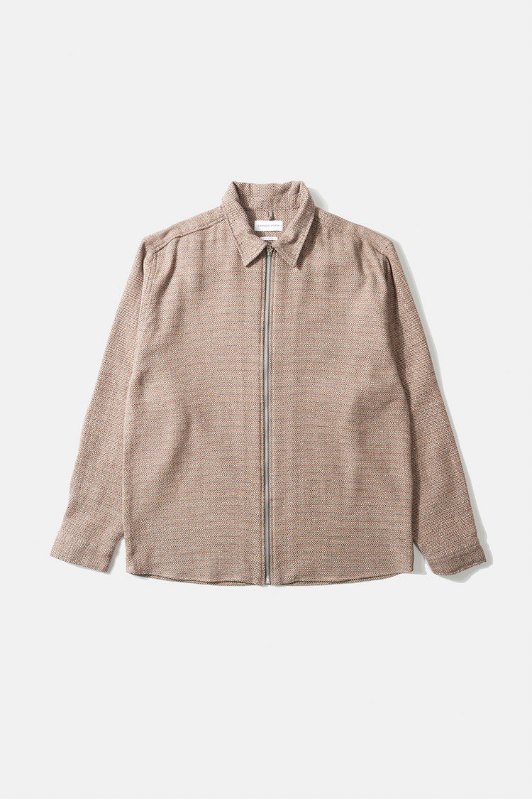 Grey Melange Blurred Landscape Shirt