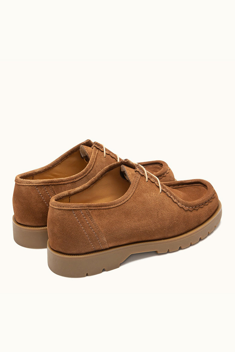 Kleman Cognac Padror VV Suede Lace Up Shoes Mens