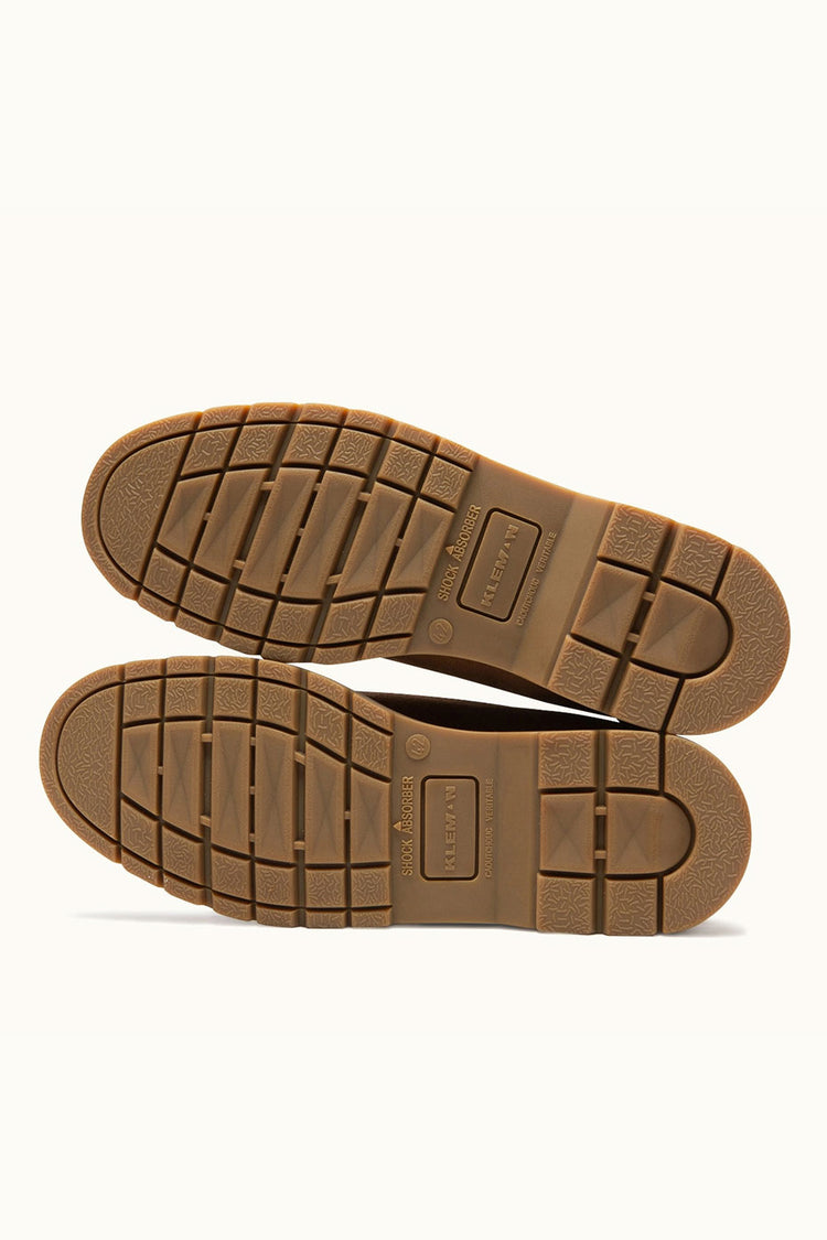 Kleman Cognac Padror VV Suede Lace Up Shoes Mens