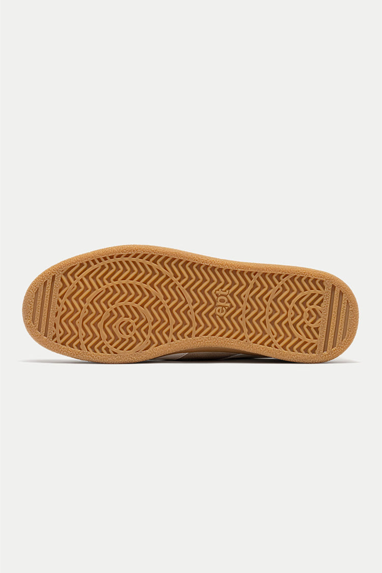East Pacific Trade Beige White Santos Trainers Mens
