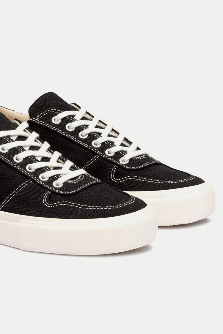 Collective Canvas Black White Bal Trainers Mens