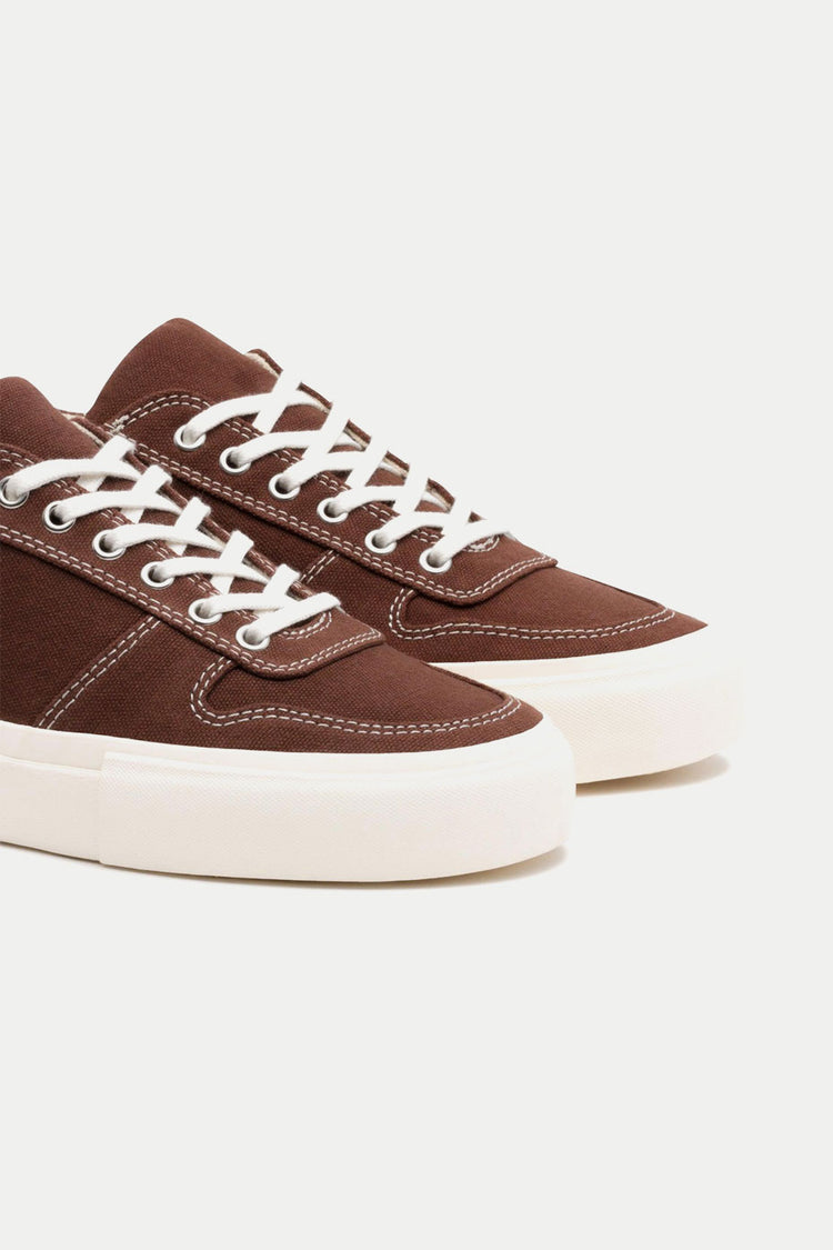 Collective Canvas Cappuccino Bal Trainers Mens
