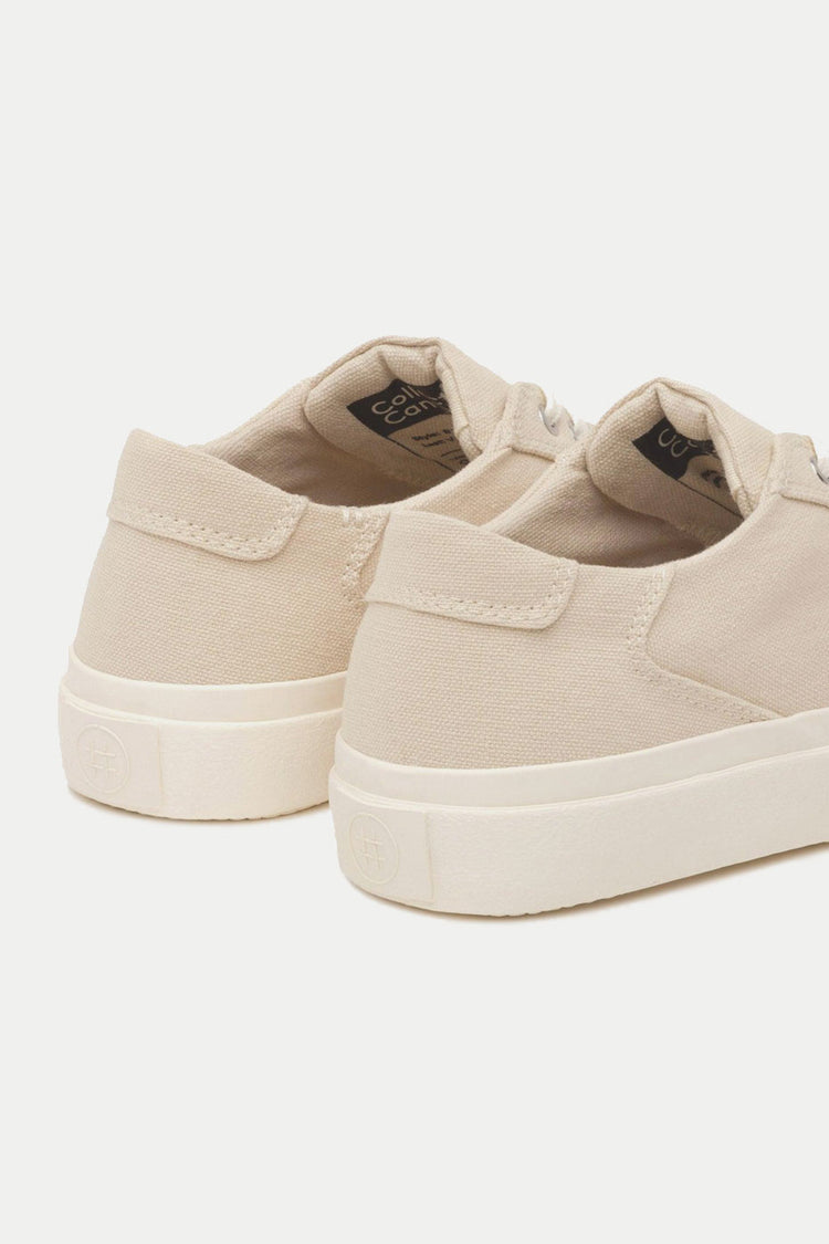 Collective Canvas Natural Bal Trainers Mens