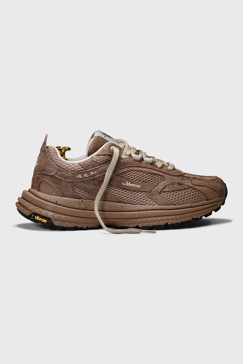 The Mercer Brand Brown The Re-Run Vibram Trainers Mens