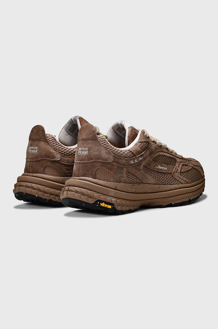 The Mercer Brand Brown The Re-Run Vibram Trainers Mens