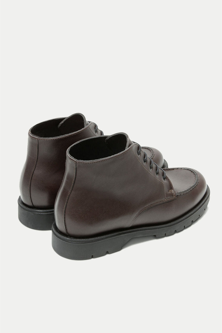 Kleman Brown Black Oxal KP Lace Up Boots Mens