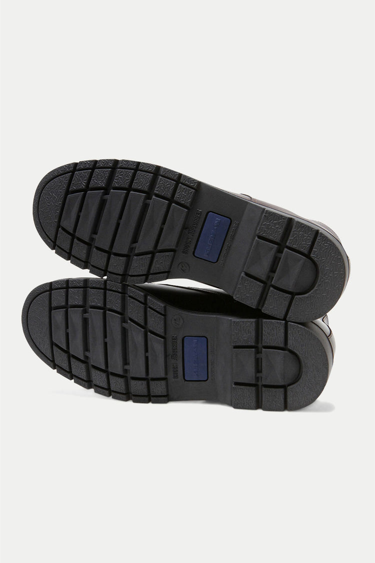 Kleman Brown Black Oxal KP Lace Up Boots Mens