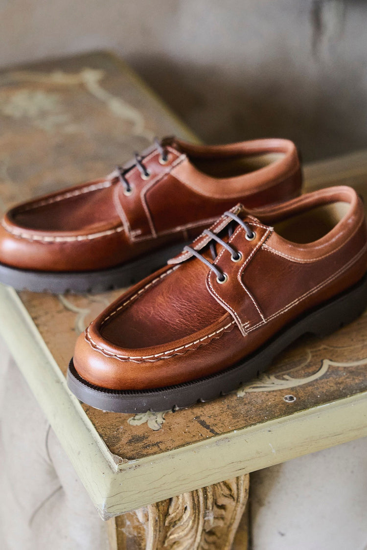 Kleman Cognac Alfan TH Lace Up Shoes