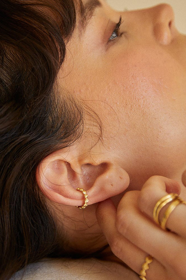 Daisy London Gold Plate Isla Shell Cuff Earring