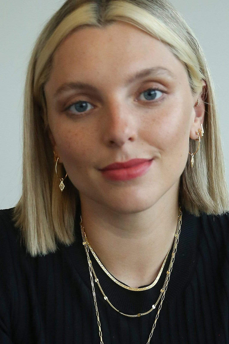 Daisy London Gold Plate 'You Give Me Light' Layering Necklace Set