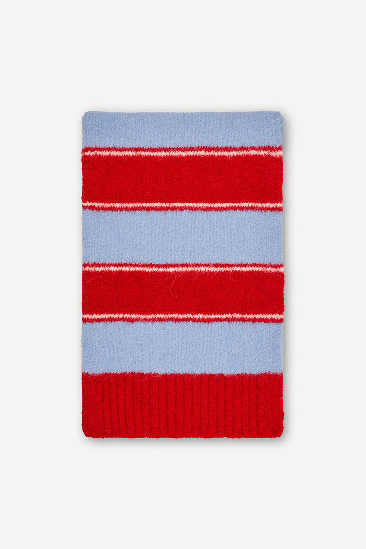 Samsøe Samsøe Haute Red Stripe Sajeanne Scarf