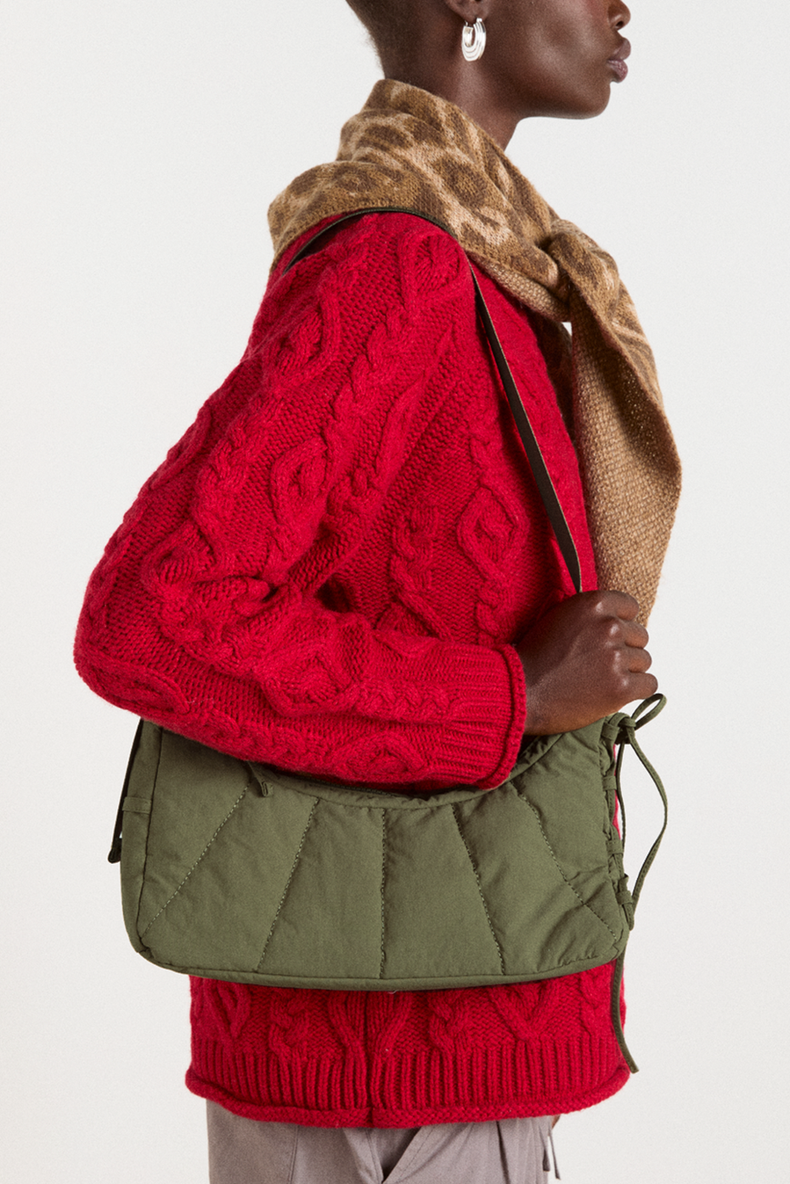 Damson Madder Khaki Saz Bag