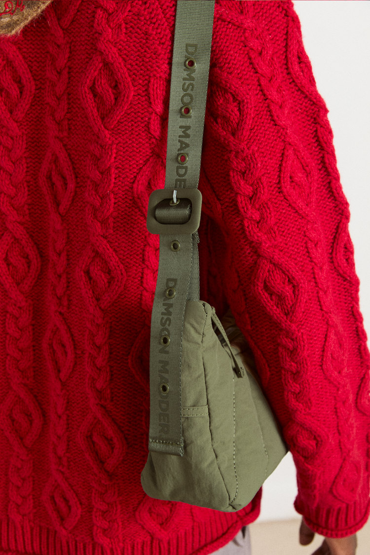 Damson Madder Khaki Saz Bag