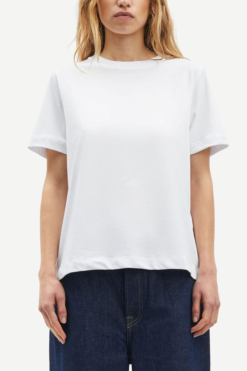 Samsøe Samsøe White Camino T-Shirt
