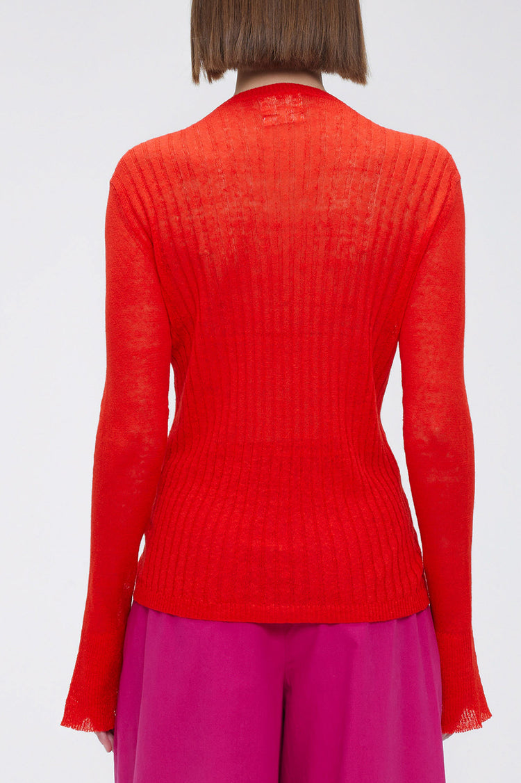 Our Sister Red Keiko Cardigan