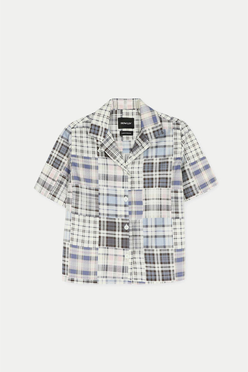 Howlin Violet Madras Mix Cocktails For The Girls Shirt