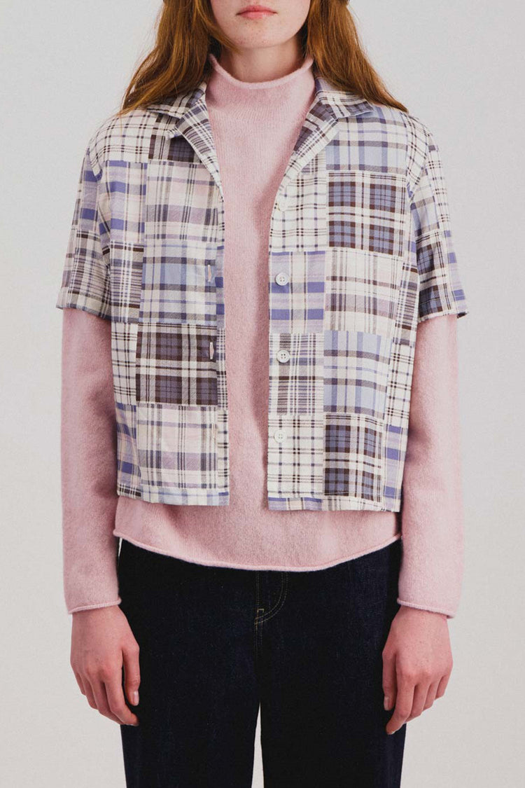 Howlin Violet Madras Mix Cocktails For The Girls Shirt