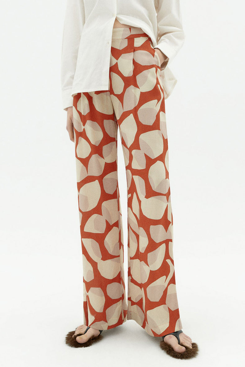 Thinking Mu Multi Leaf Light Manolita Pants