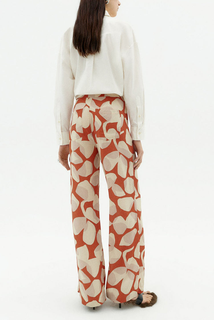 Thinking Mu Multi Leaf Light Manolita Pants