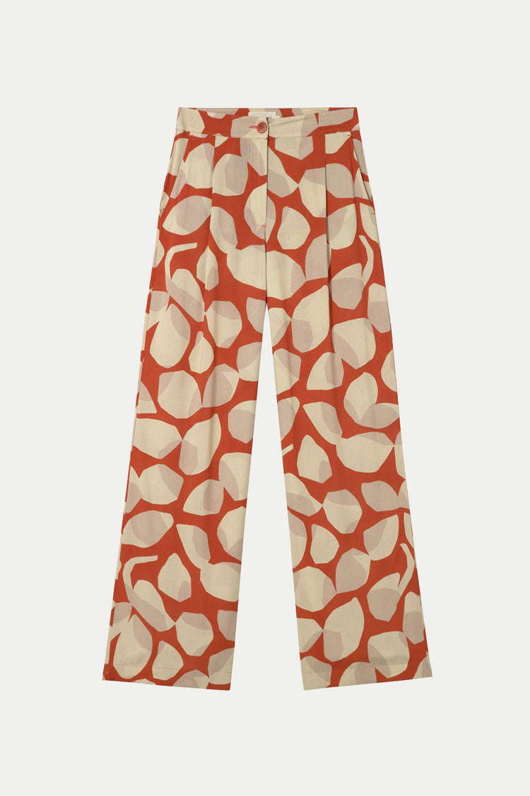 Thinking Mu Multi Leaf Light Manolita Pants