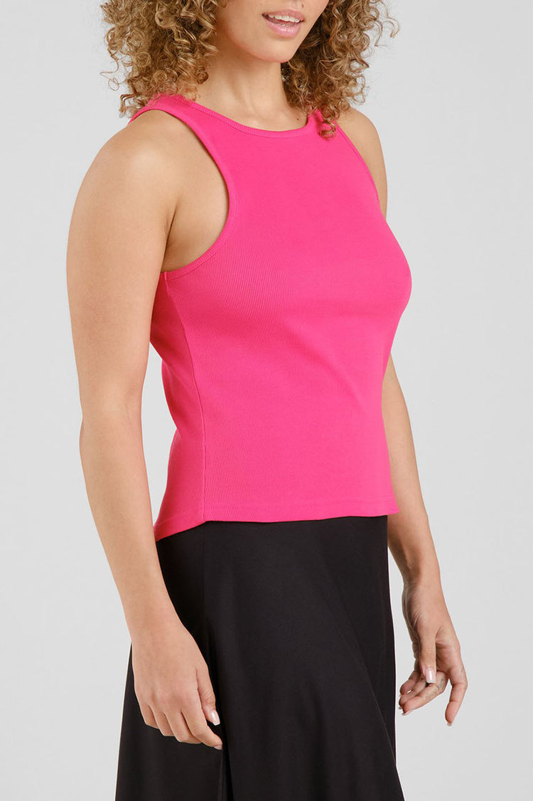 Dedicated Raspberry Pink Valdermarsvik Rib Top