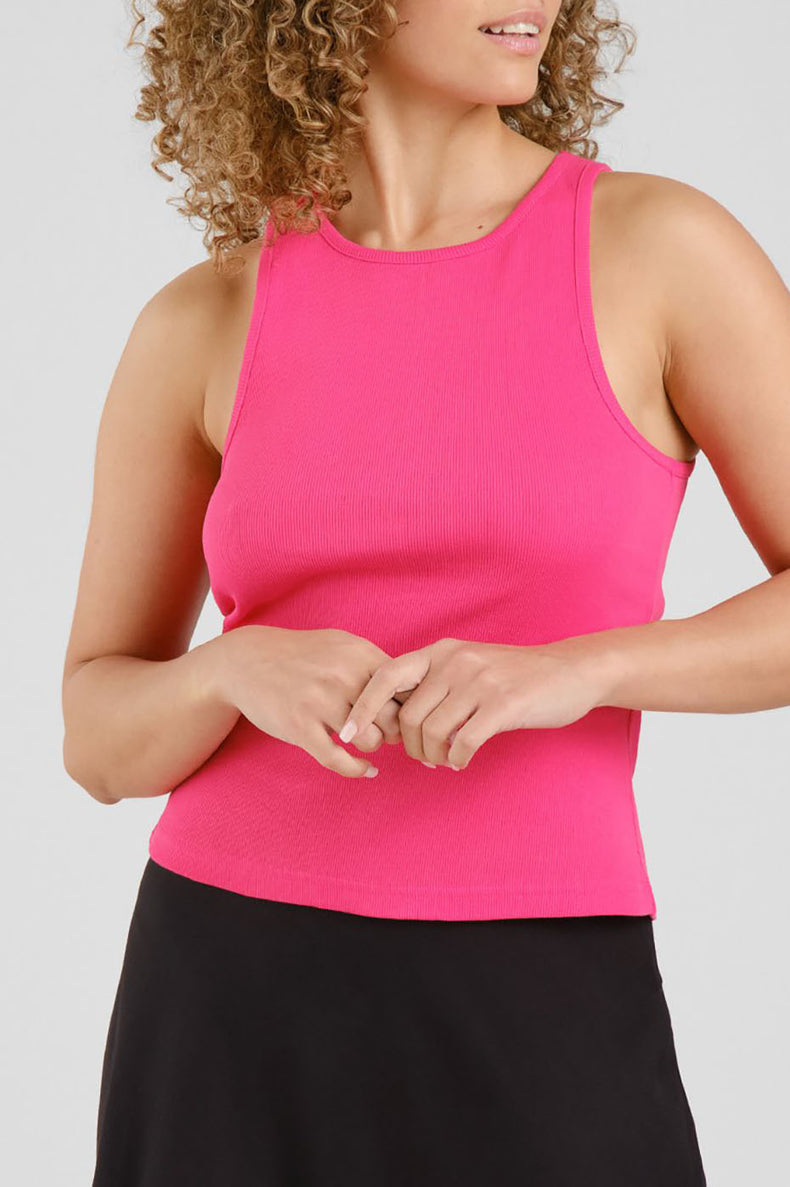 Dedicated Raspberry Pink Valdermarsvik Rib Top