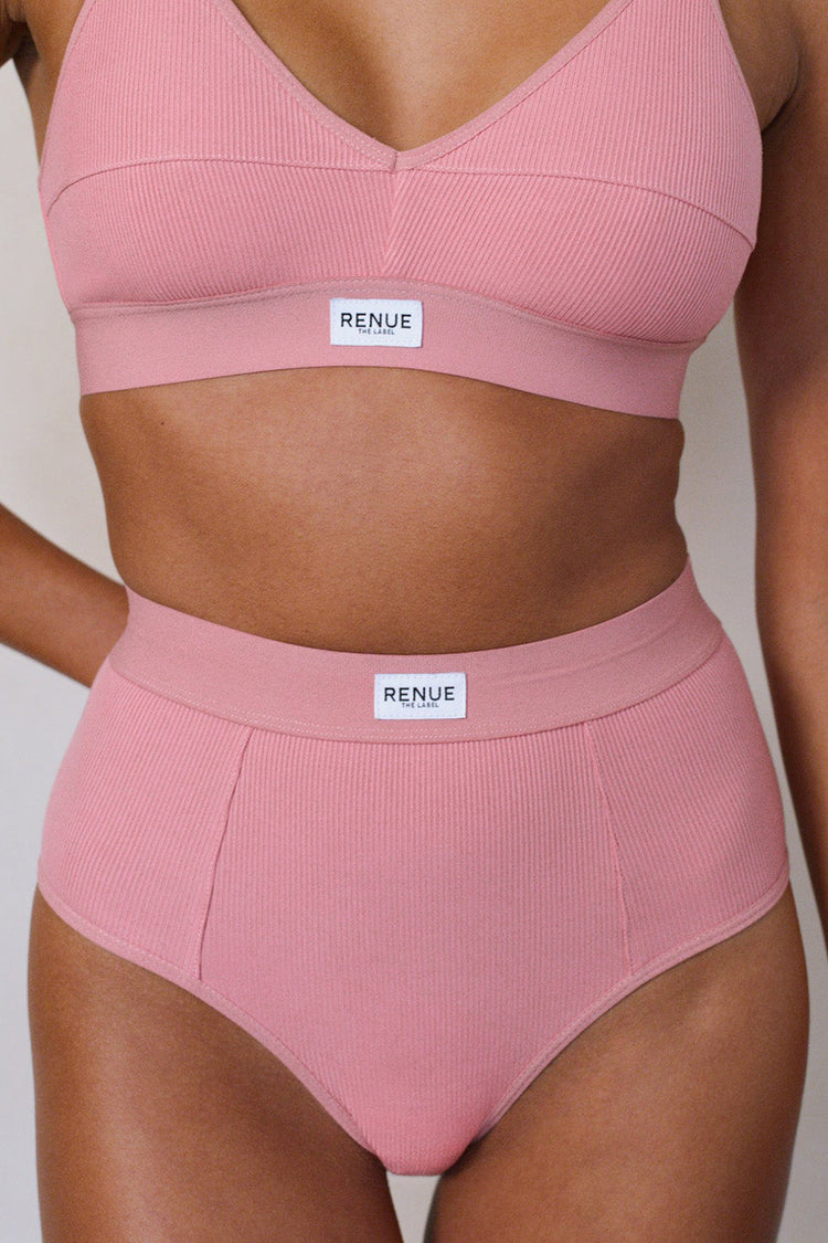 Renue Dusty Pink High Rise Boy Briefs