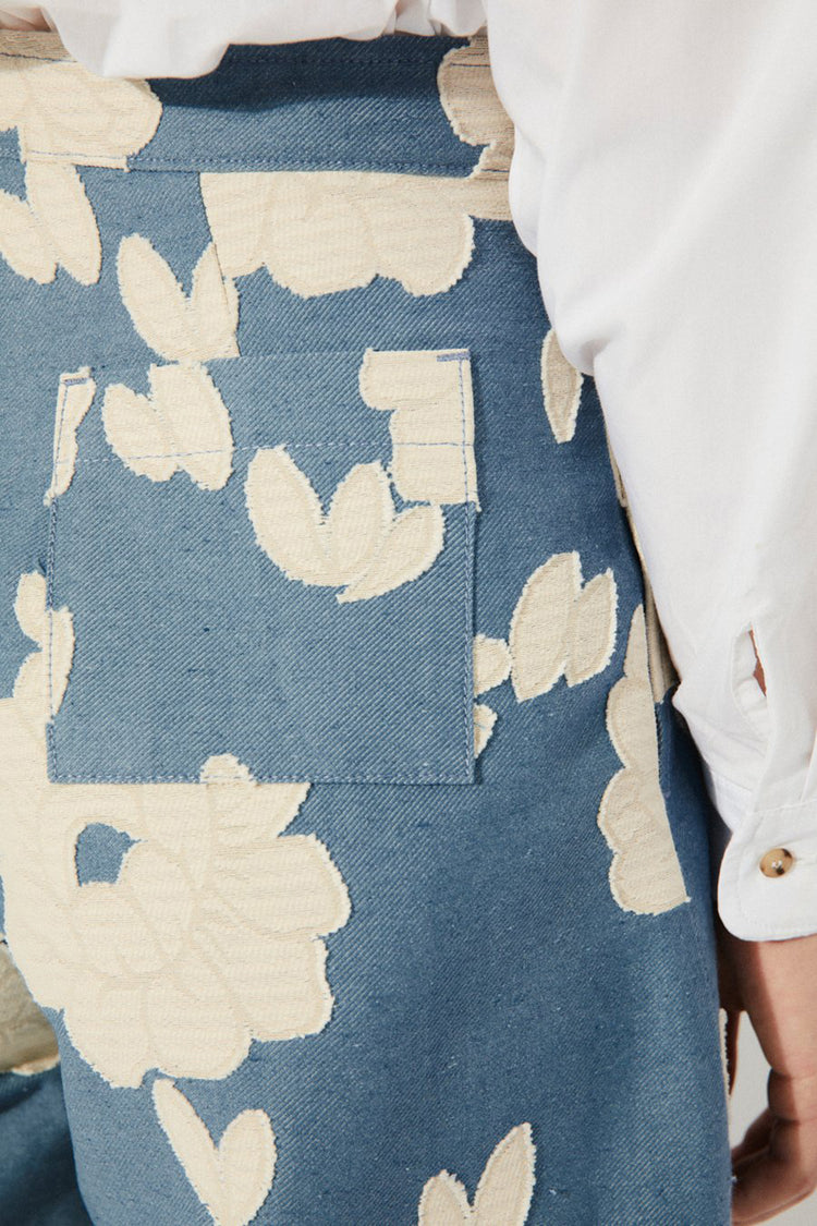 Rita Row Blue Flowers Peony Pants