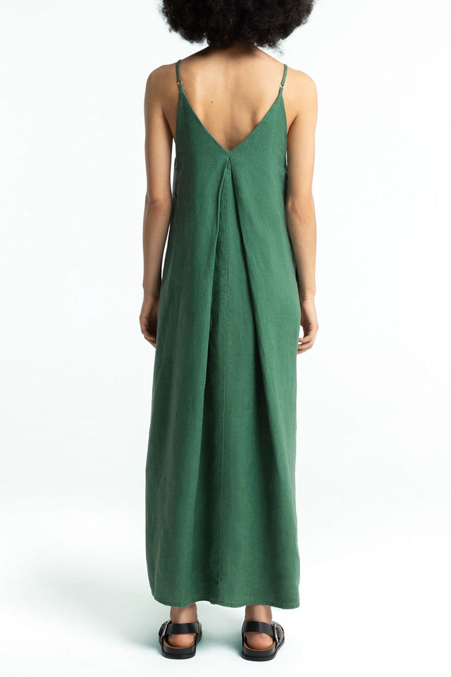 Kings of Indigo Bistro Green Aubrey Jumpsuit