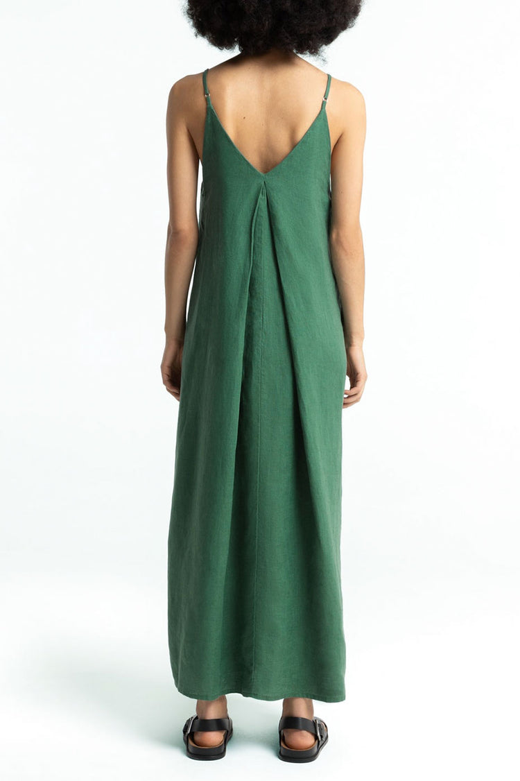 Kings of Indigo Bistro Green Aubrey Jumpsuit