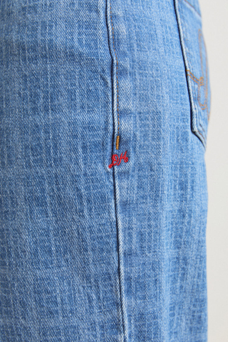 Damson Madder Blue Laser Check Tovie Jeans