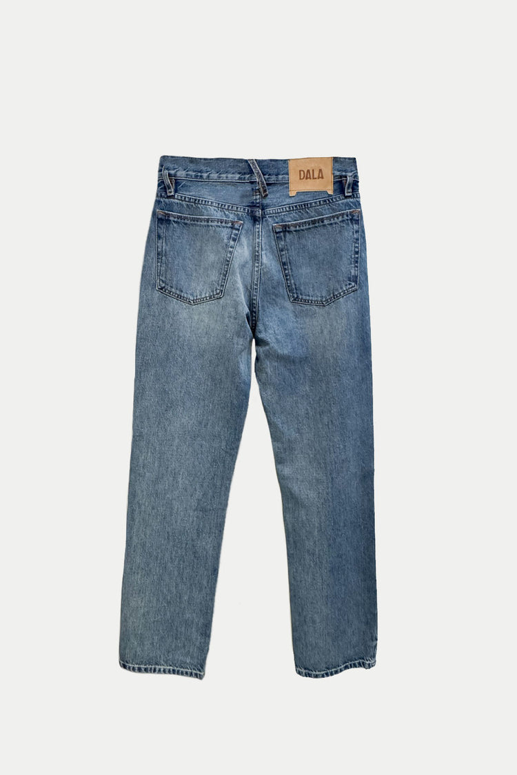 Dala Smoke Blue Alley Mid Rise Ankle Jeans