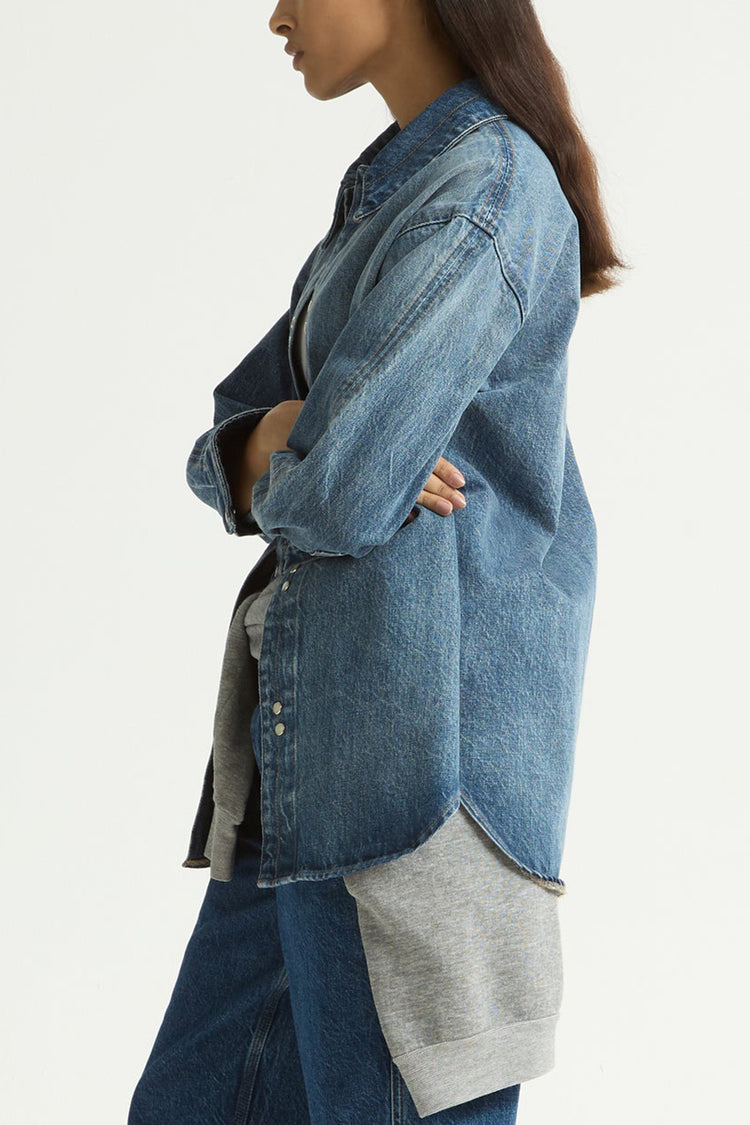 Dala Smoke Blue Stack Shirt