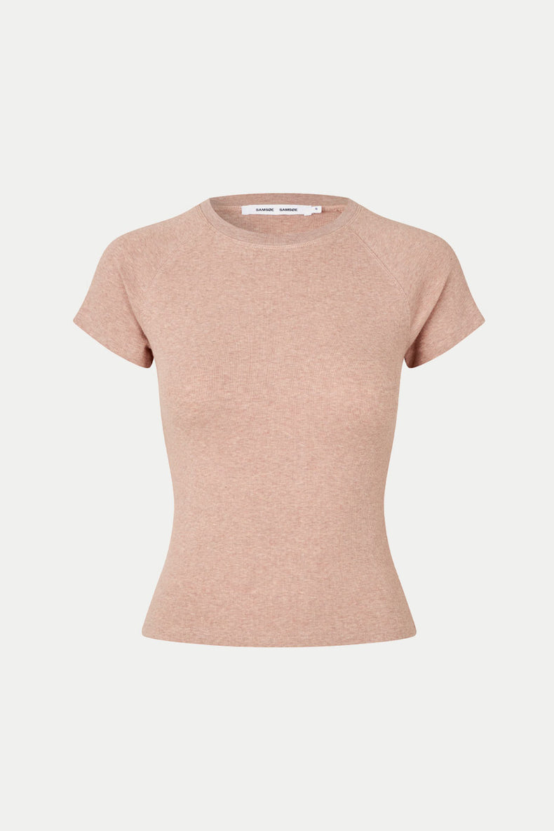 Samsøe Samsøe Cameo Rose Melange Salinn Tee 7542