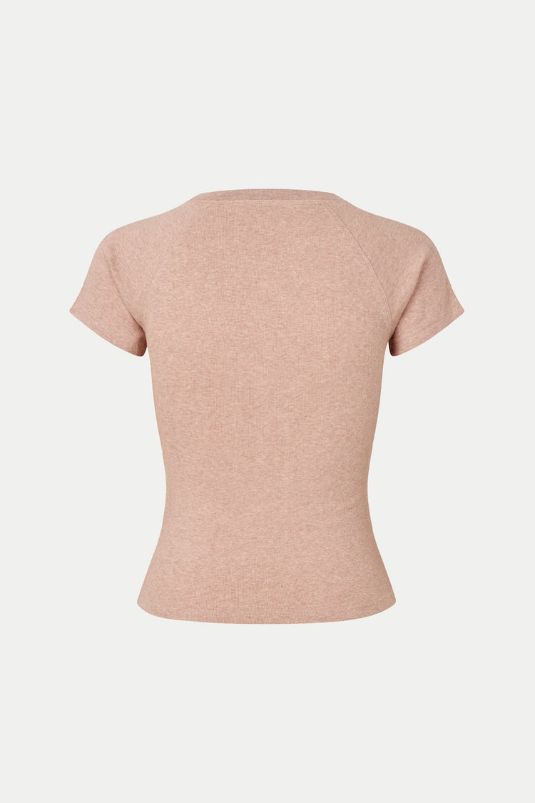 Samsøe Samsøe Cameo Rose Melange Salinn Tee 7542