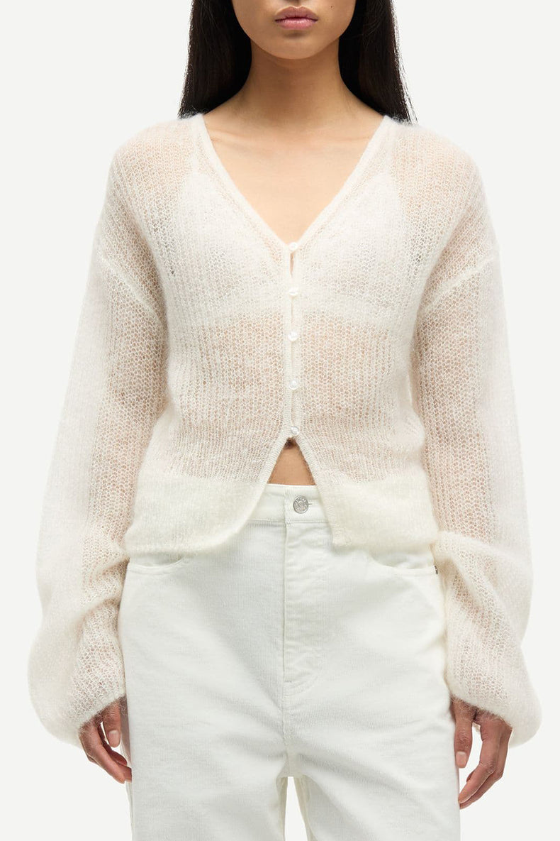 Samsøe Samsøe Clear Cream Sapoppie Cardigan