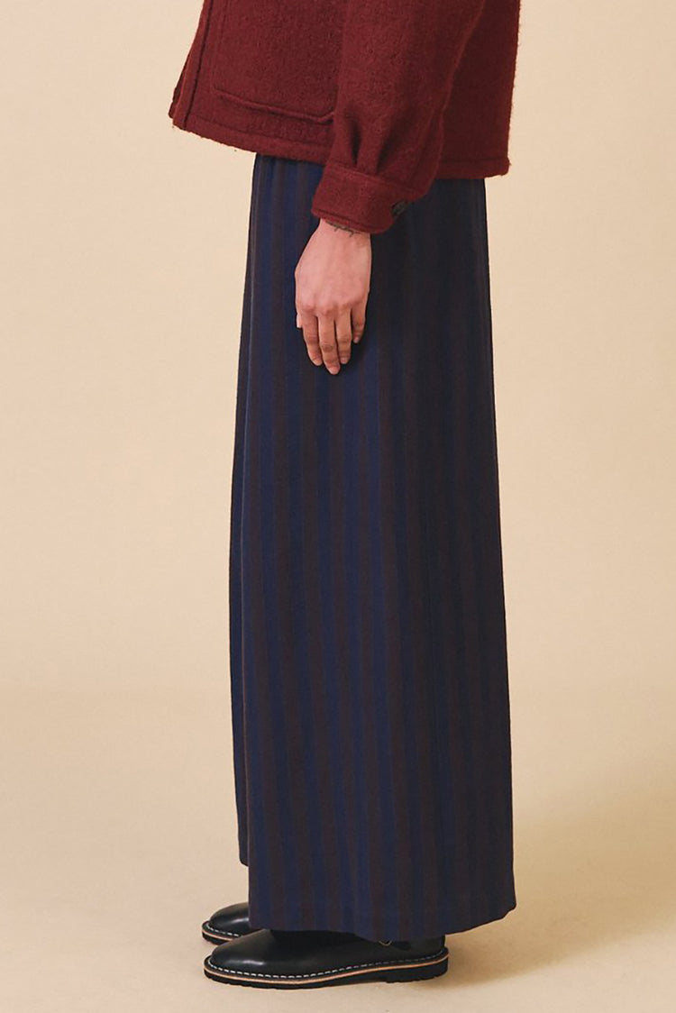 Sideline Indigo Stripe Anna Trousers