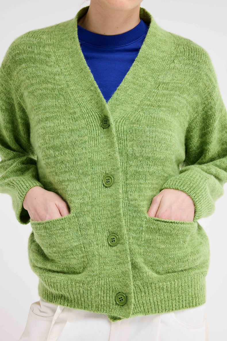 Our Sister Green The Dolphin Cardigan