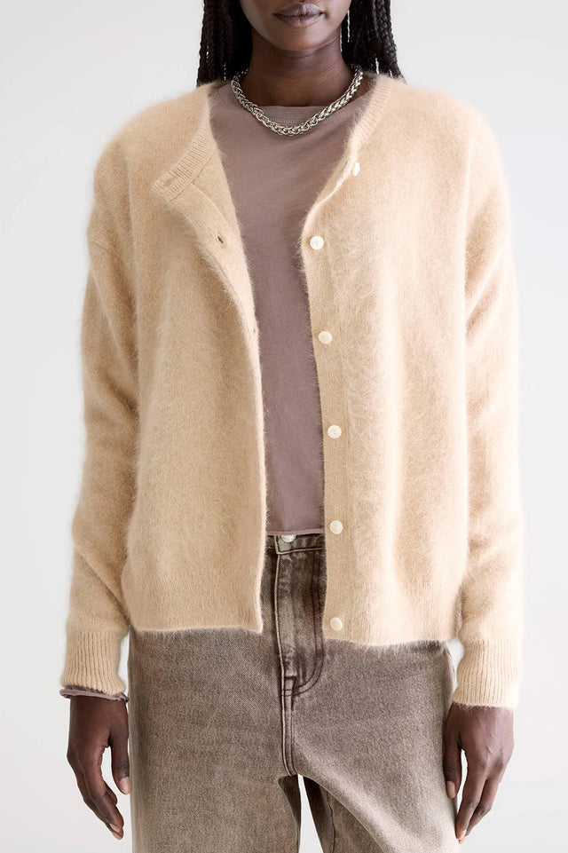 Bellerose Ivory Dathan Angora-Blend Cardigan