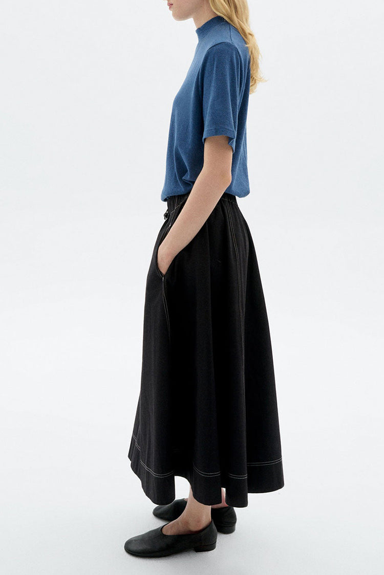 Thinking Mu Black Olatz Skirt