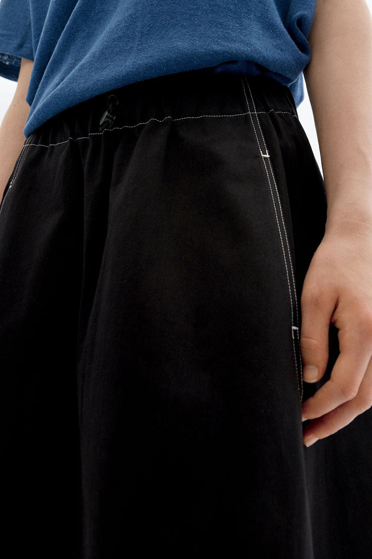 Thinking Mu Black Olatz Skirt