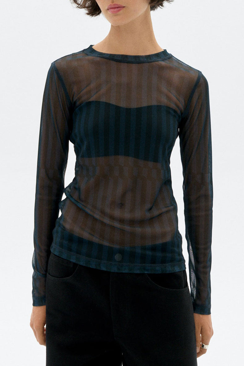 Thinking Mu Blue Esqué Tere Top