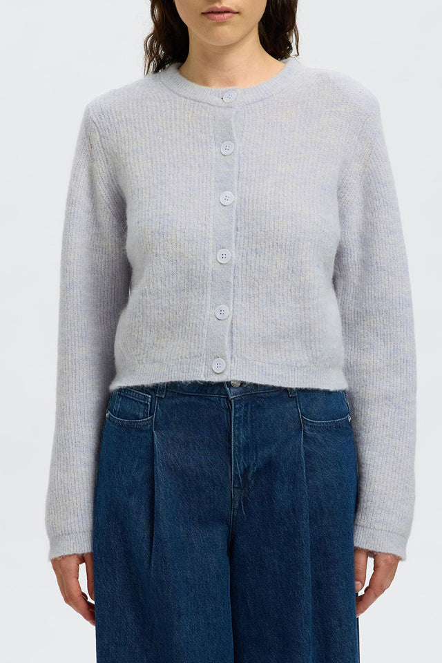 Selected Ancient Water Sia Ras Knit Cardigan